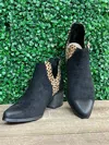 Pierre Dumas Women's Westin Bootie In Cheetah/black Combo In Multi