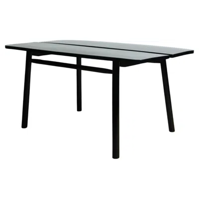 Pre-owned Pierre Gautier-delaye Ebonized Dining Table In Brown
