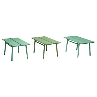 Pre-owned Pierre Gautier-delaye Green "coffee Bean" Tables By Pierre Gautier Delaye, France, 1965