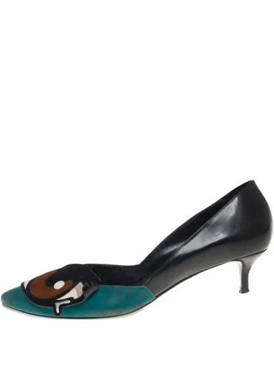 Pre-owned Pierre Hardy 2023 Eye-motif Leather Pumps