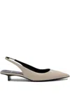 Pierre Hardy 25mm Stella Slingback Pointed-toe Pumps In Gray
