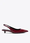 Pierre Hardy 45 Patent Leather Loafers In Red