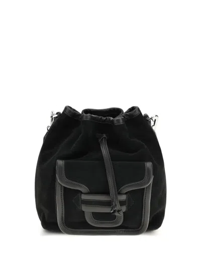 Pierre Hardy Alpha Bucket Bag In Black