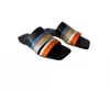 Pierre Hardy Alpha Capri Mule Slides In Orange Blue Black In Multi