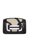 Pierre Hardy Alpha Colour-block Shoulder Bag In Brown