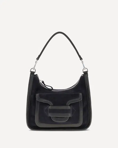 Pierre Hardy Alpha Day Miss Leather Shoulder Bag In Black