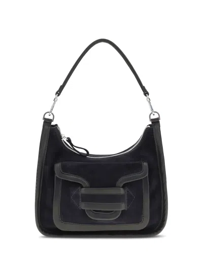 Pierre Hardy Alpha Day Miss Leather Shoulder Bag In Black