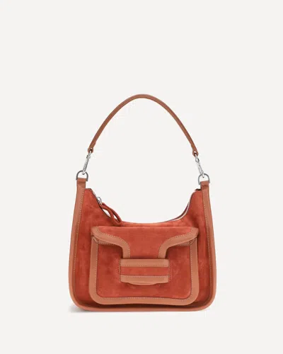 Pierre Hardy Alpha Day Miss Leather Shoulder Bag In Red