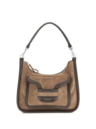 Pierre Hardy Alpha Day Miss Shoulder Bag In Brown