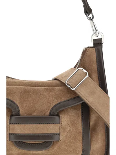 Pierre Hardy Alpha Day Shoulder Bag In Brown