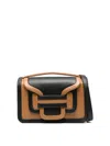 Pierre Hardy Alpha Colorblock Flap Leather Crossbody Bag In Brown