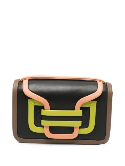 Pierre Hardy Alpha Leather Shoulder Bag In Multi