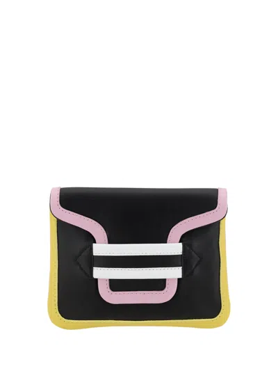 Pierre Hardy Alpha Shoulder Bag In Black-multico