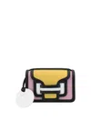 Pierre Hardy Alpha Shoulder Bag In Pink-yellow-white