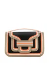 Pierre Hardy Multicolor Leather Alpha Maxi Handbag In Black