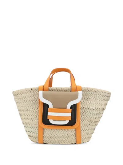 Pierre Hardy Alpha Tote Bag In Neutrals