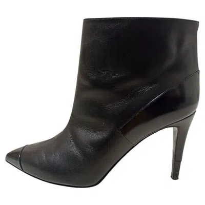 Pre-owned Pierre Hardy Ankle Boots Size 38 In Black
