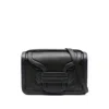 Pierre Hardy Alpha Leather Crossbody Bag In Black