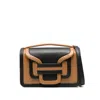 Pierre Hardy Small Alpha Leather Crossbody Bag In Black