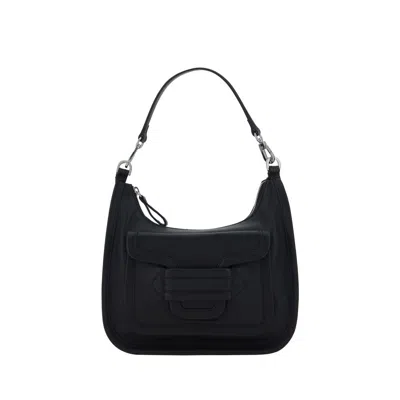 Pierre Hardy Black Calf Leather Bos Taurus Shoulder Women's Bag