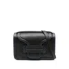 Pierre Hardy Alpha Leather Crossbody Bag In Black