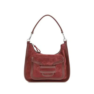 Pierre Hardy Alpha Day Bag By In Grained Leather In Burgundy