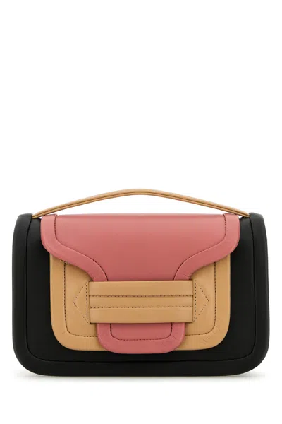PIERRE HARDY BORSA A MANO ALPHA MAXI IN PELLE MULTICOLOR DONNA