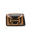 Pierre Hardy Small Alpha Leather Crossbody Bag In Brown