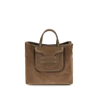 Pierre Hardy Alpha Day Tote Shoulder Bag In Brown