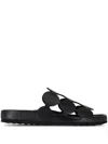 Pierre Hardy Bules Cut-out Slides In Black