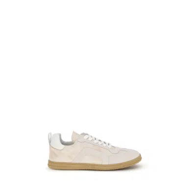 Pierre Hardy Calf Leather Bos Taurus Low Top Women's Sneakers In White