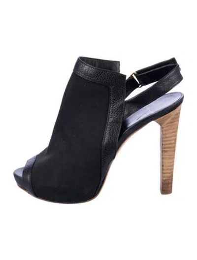 Pre-owned Pierre Hardy Canvas Colorblock Pattern Slingback Pumps In Blue