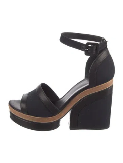 Pre-owned Pierre Hardy Canvas Sandals In Blue