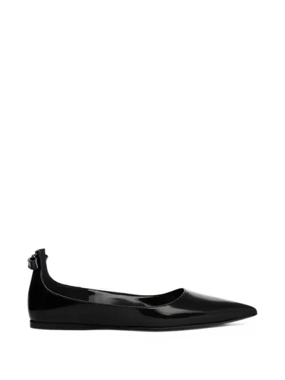 Pierre Hardy Cléo Pointed-toe Ballet Flats In Black