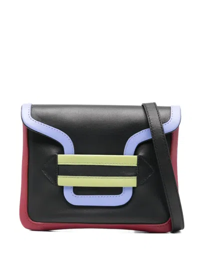 Pierre Hardy Colourblock Strap Clutch In Black