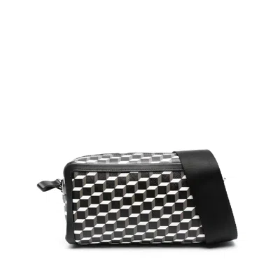 Pierre Hardy Cube Box Leather Shoulder Bag In Multi
