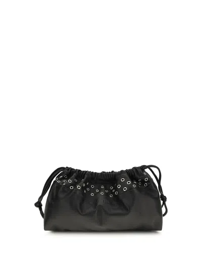 Pierre Hardy Double Clutch With Eyelets In Black