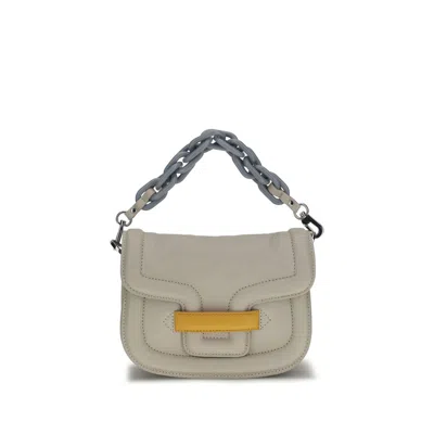 Pierre Hardy Gray Goatskin Shoulder Bag