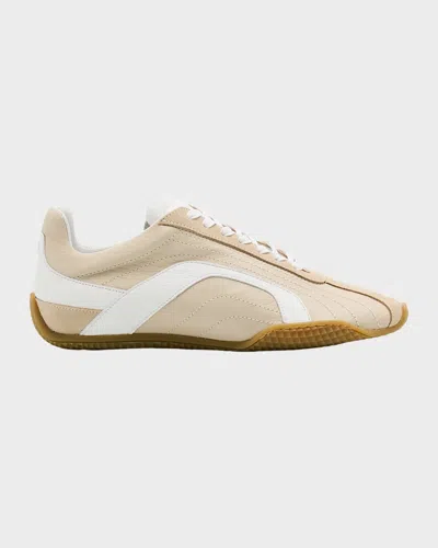 Pierre Hardy Jump Mixed Leather Sneakers In Nude