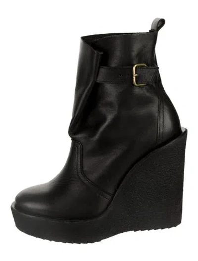 Pre-owned Pierre Hardy Leather Boots In Black