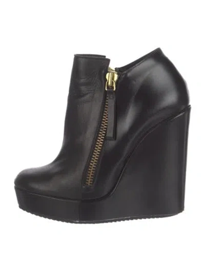 Pre-owned Pierre Hardy Leather Boots In Black