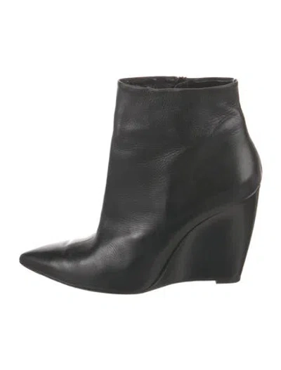 Pre-owned Pierre Hardy Leather Boots In Black