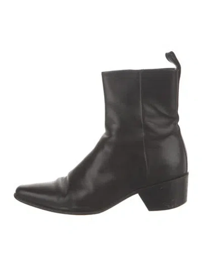 Pre-owned Pierre Hardy Leather Boots In Black