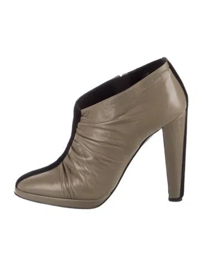 Pre-owned Pierre Hardy Leather Boots In Neutral