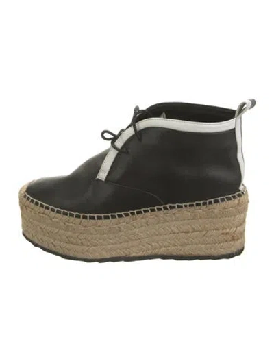 Pre-owned Pierre Hardy Leather Braided Accents Boots In Black