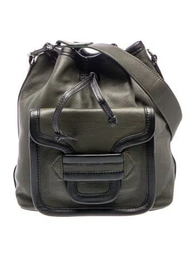 Pre-owned Pierre Hardy Leather Bucket Bag In Black