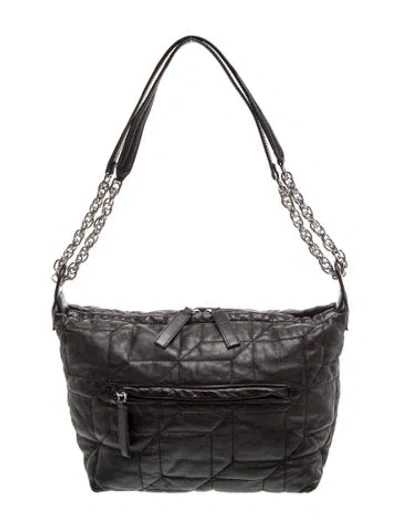 Pre-owned Pierre Hardy Leather Bucket Bag In Black