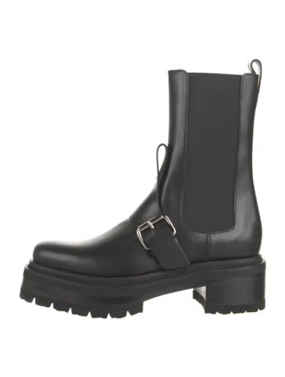 Pre-owned Pierre Hardy Leather Chelsea Boots In Black