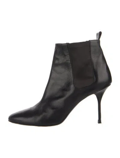 Pre-owned Pierre Hardy Leather Chelsea Boots In Black