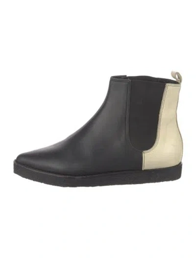 Pre-owned Pierre Hardy Leather Chelsea Boots In Black